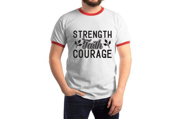 Breast SVG Design, Strength Faith Courage Review for Real Projects