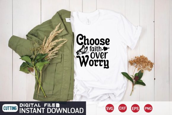 Choose Faith over Worry SVG Design Review for Real Projects