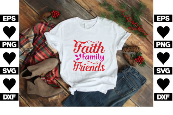 Family SVG Design, Faith Family Friends Review