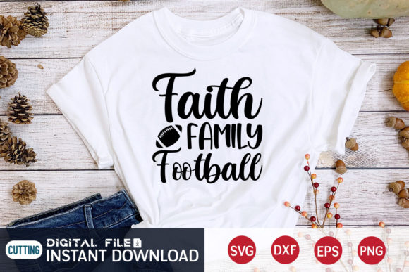 Review of Faith Family Football Svg Quote for Real Projects