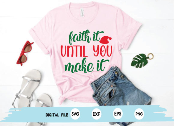 Review of Faith It Until You Make It Embroidery Design