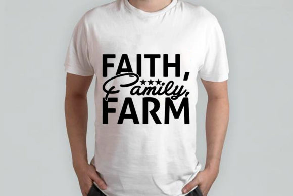 Sign Maker Svg Design: Faith, Family, Farm