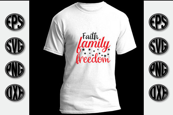 SVg Svg Design, Faith Family Freedom Review for Real Projects